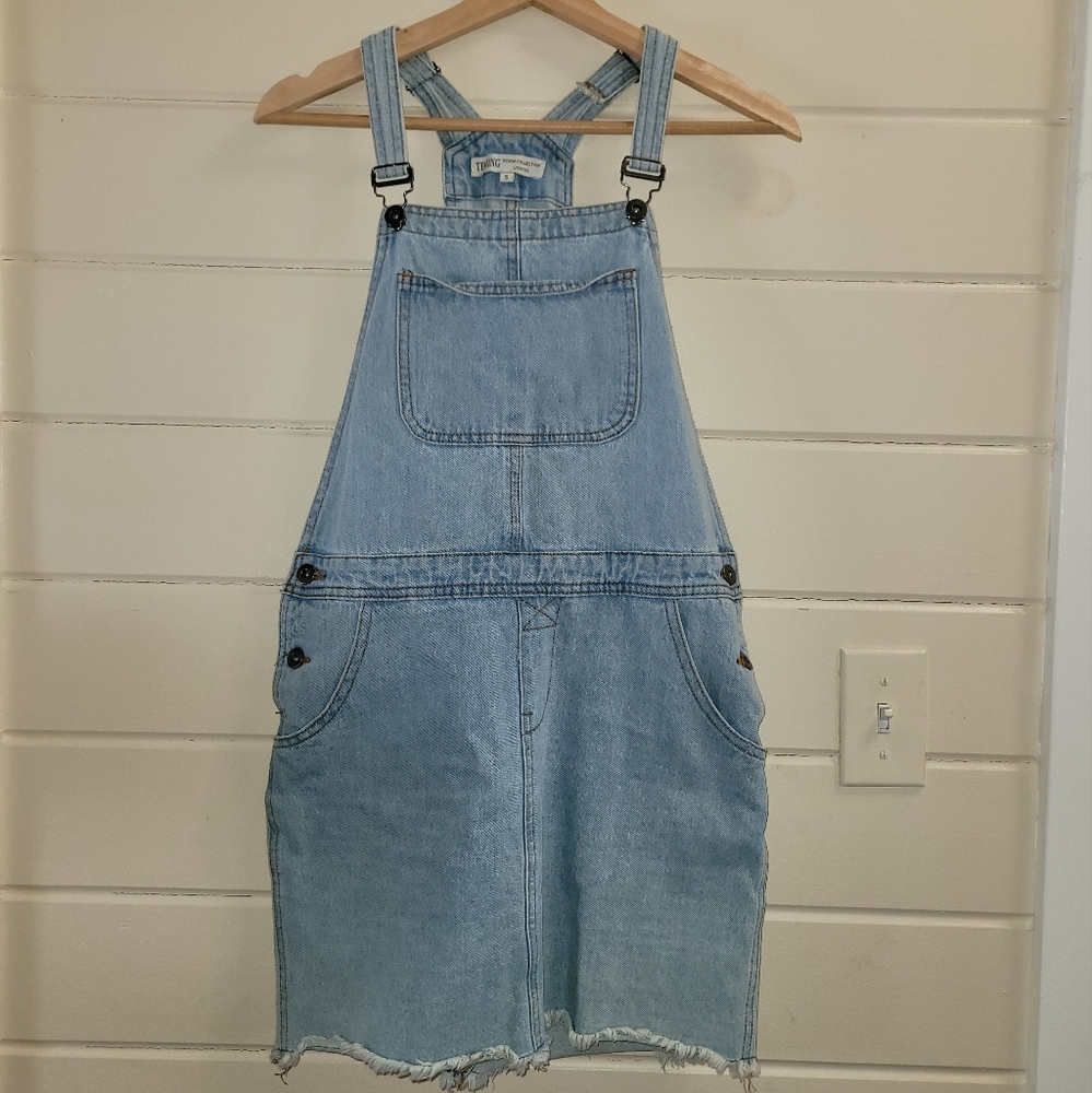 Denim Overall Skirt